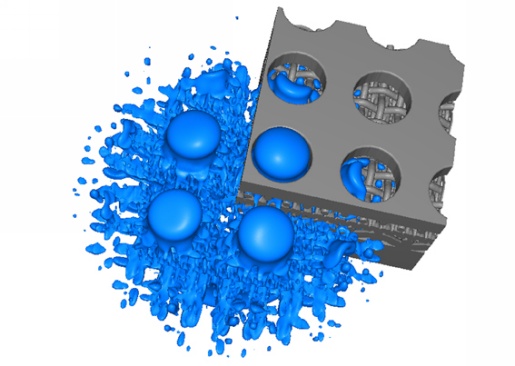 Das im Geschäftsbereich SolidWEAVE entwickelte 3D-Softwaretool WeaveEGeo (Foto: GKD) Printfähige JPEG-Datei (2362 x 1679)